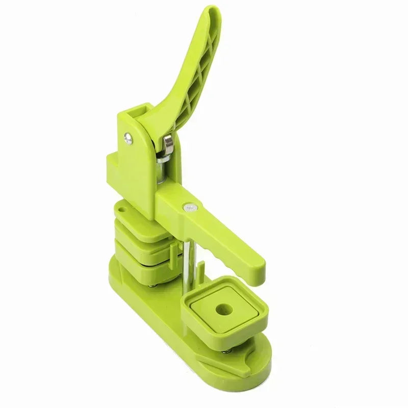 50mm Square Badge Button Maker Manual Press Badge Machine for DIY Making Magnet Refrigerator Badge / Button Pins Art Craft